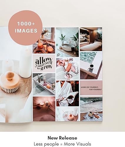 Miniatura 29 de Lamare Vision Board Book – Más de 1000 imágenes de tablero de visión estética y citas motivacionales, suministros de tablero de visión, kit de Nuevo