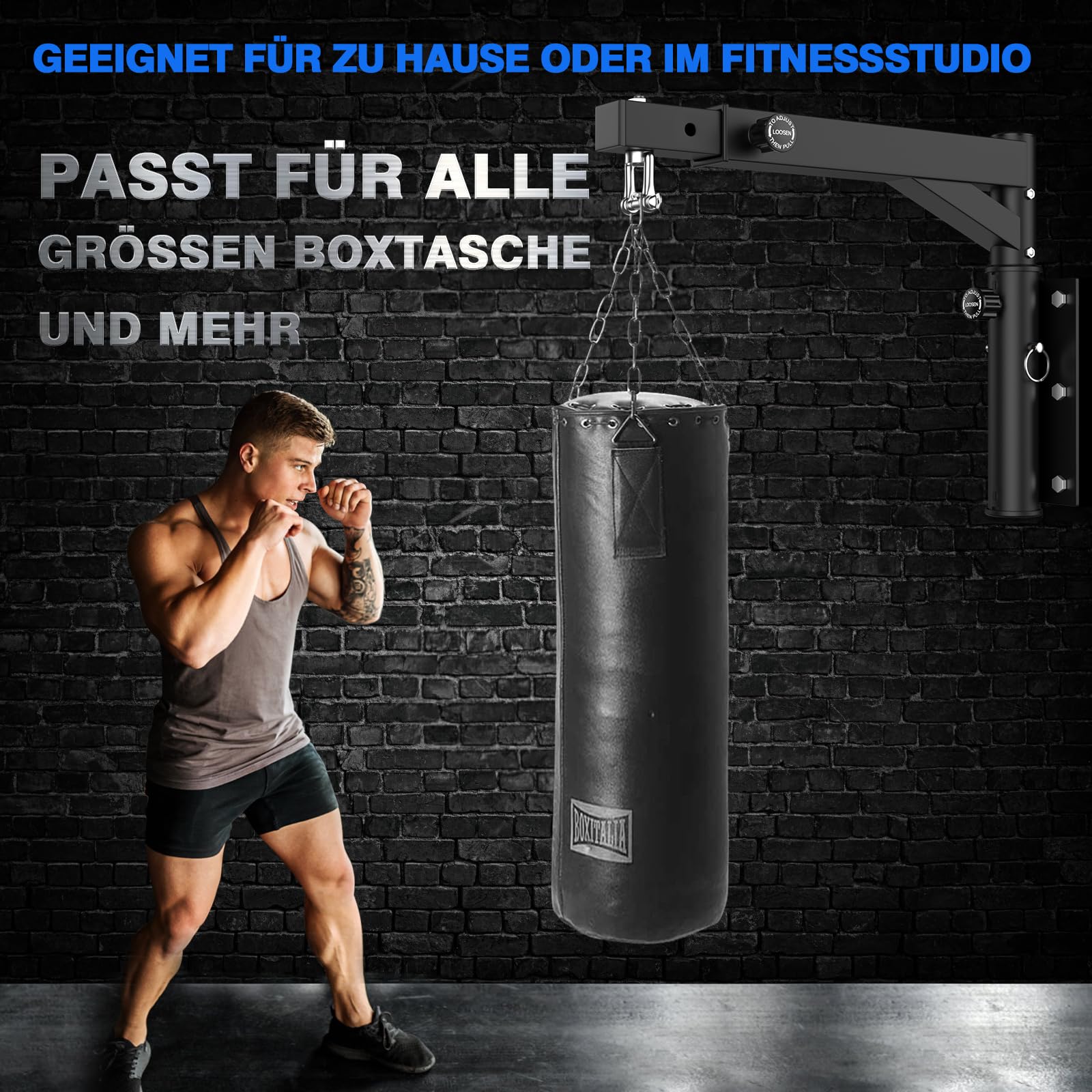 Sac De Frappe Boxe Support Mural Pour Sac De Frappe Lourd,Support