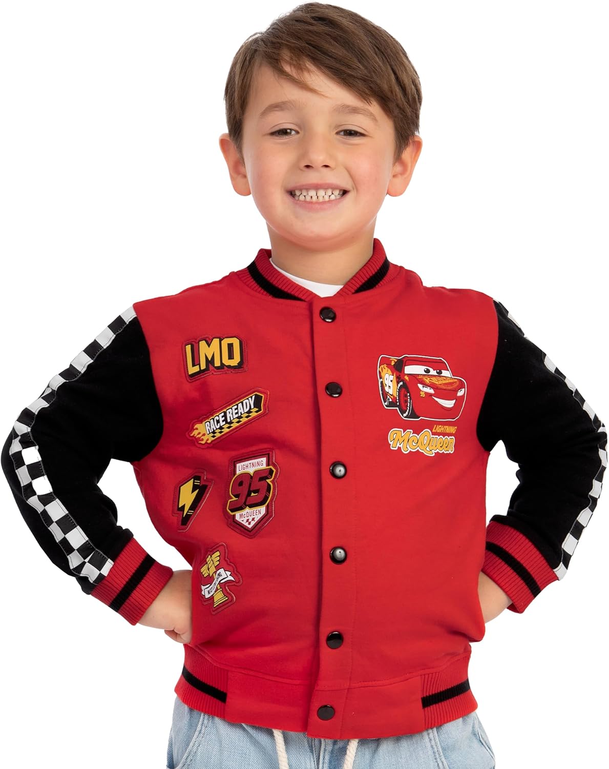 Disney Cars Boys Jacket, Lightning McQueen Jacket, Lightning McQueen Bomber Jackets For Boys - Image 2