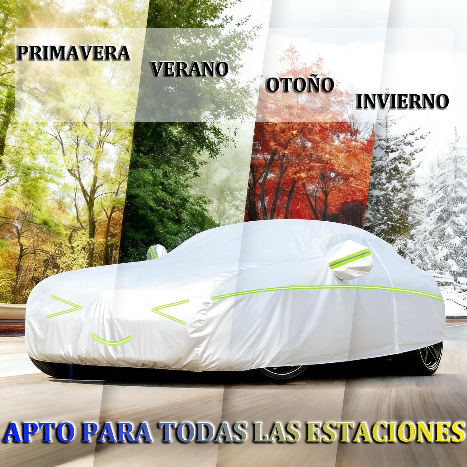 Funda Coche Exterior para Mazda CX-60 (2022-2026) | Forro Suave, Transpirable, Antiviento, Impermeable, Tejido Oxford, Anti-UV, 4 Estaciones