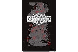 Trends International Game of Thrones Map Poster