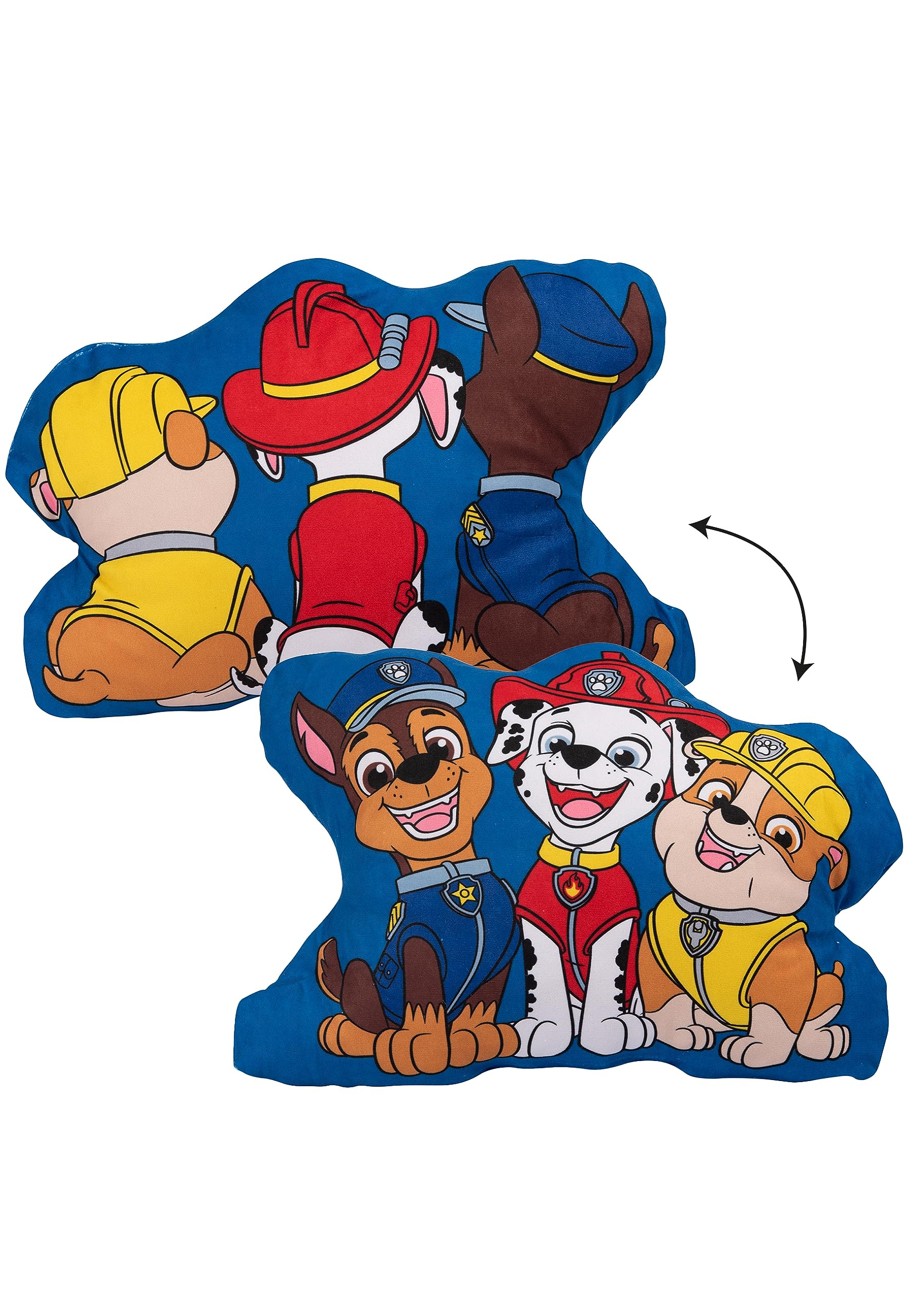 United Labels Paw Patrol Cushion - Paw Boy - Plush Decorative Pillow 37 x 26 cm