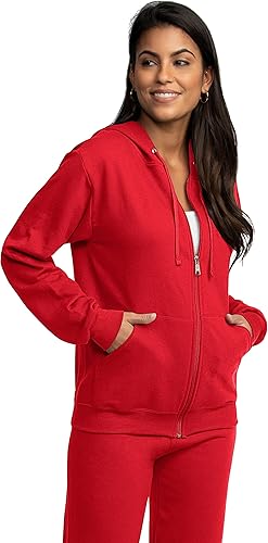 Vista 3 de Fruit of the Loom Eversoft Fleece Hoodies, Pullover & Full Zip, Moisture Wicking & Breathable, Sizes S-4X