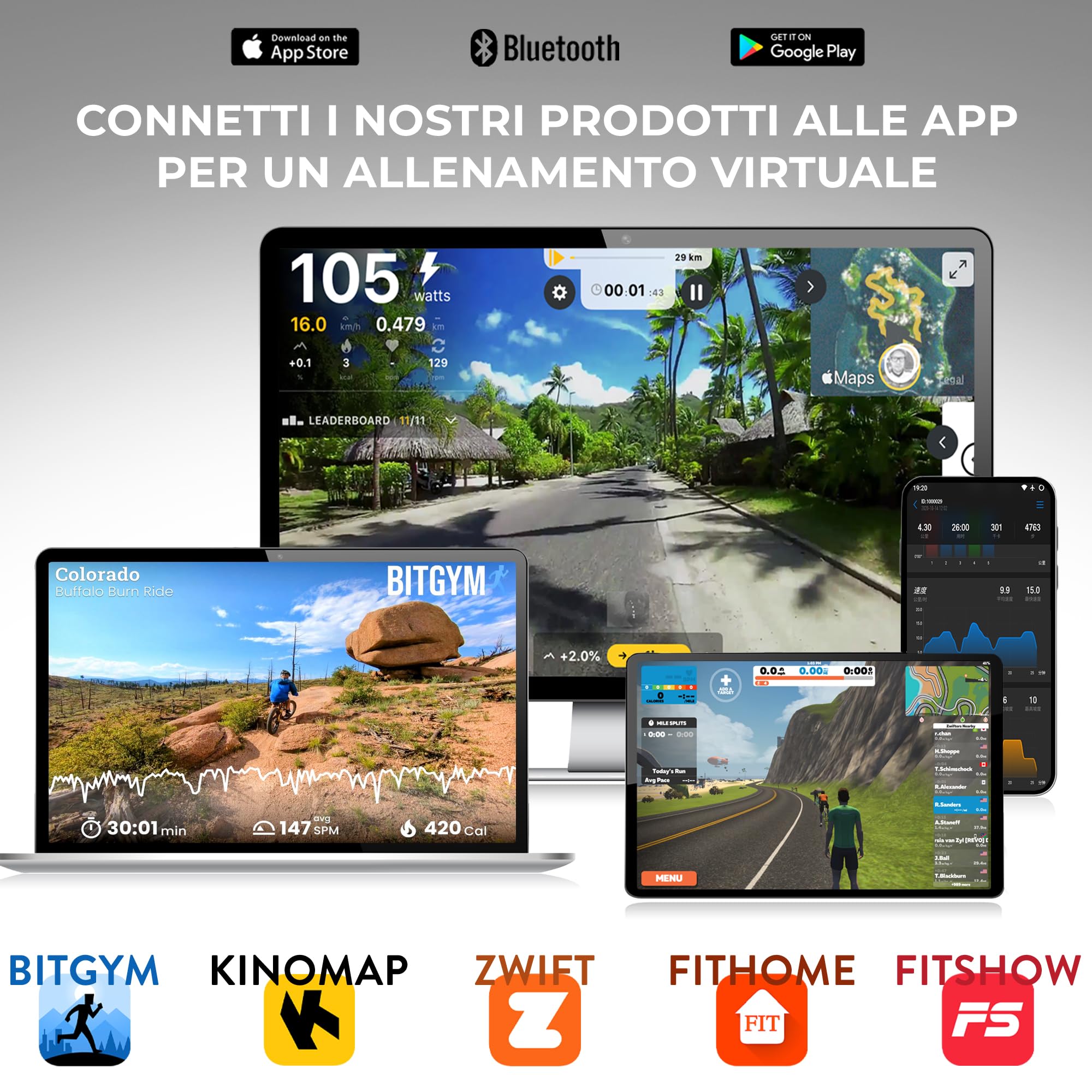 IDS Tapis Roulant Salvaspazio 10 o 14 km/h | Marchio Italiano | Compatibile APP Bluetooth + Programmi | Pieghevole Compatto Elettrico | Indoor Sports GARANZIA e Assistenza ITALIA