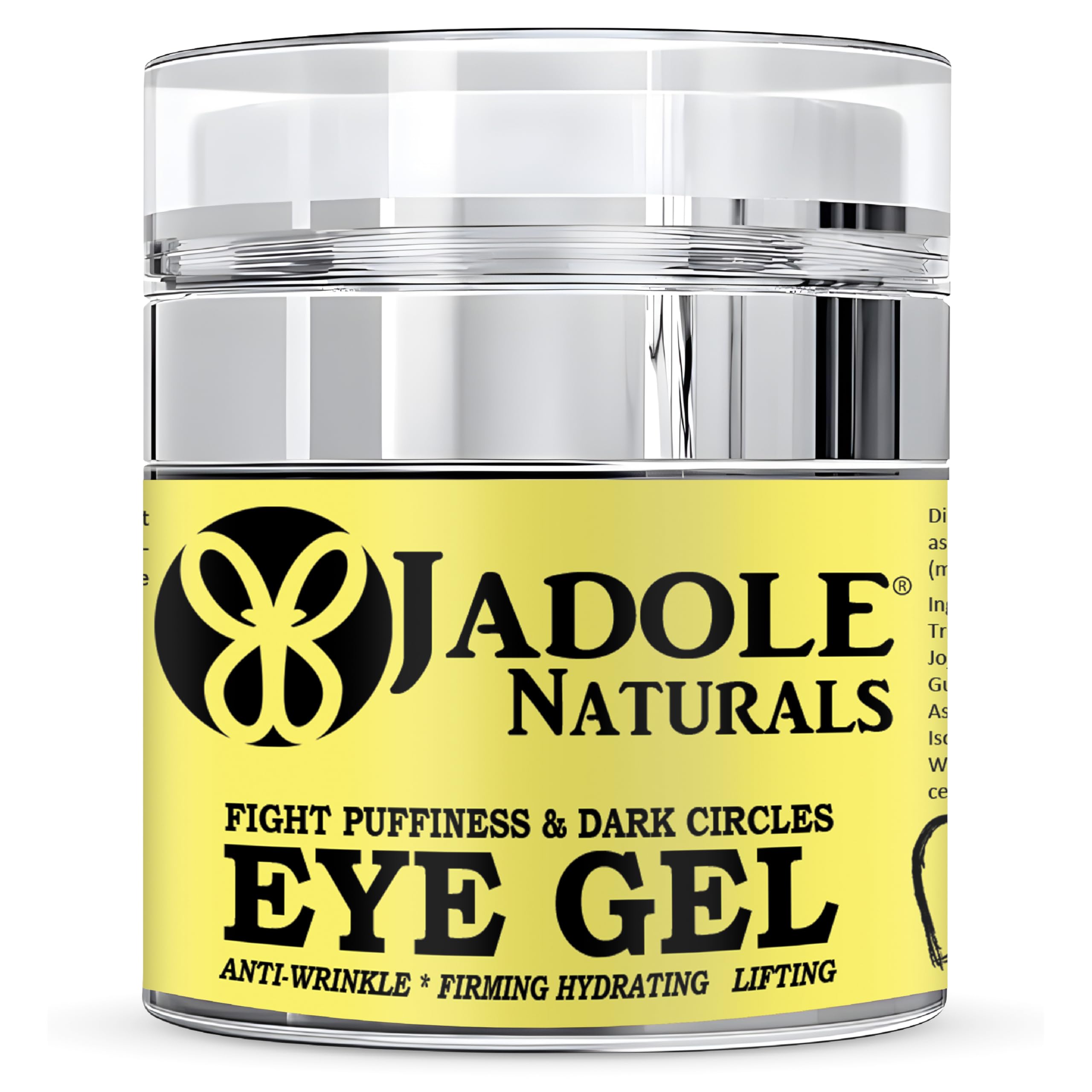 Eye Gel – 50ml | Enriched with Hyaluronic Acid, Jojoba Oil, Cucumber Extract & Aloe Vera | Reduces Dark Circles, Puffiness, Bags, Wrinkles, Redness, and Irritation | Eye care Routine
