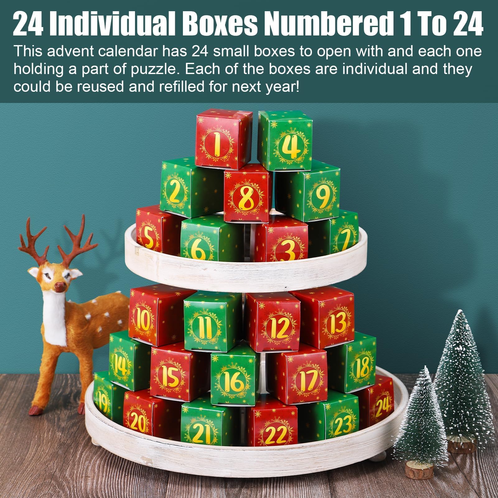 Amazon.com: Asoulin Puzzle Advent Calendar 2024 Adults Kids, 1000