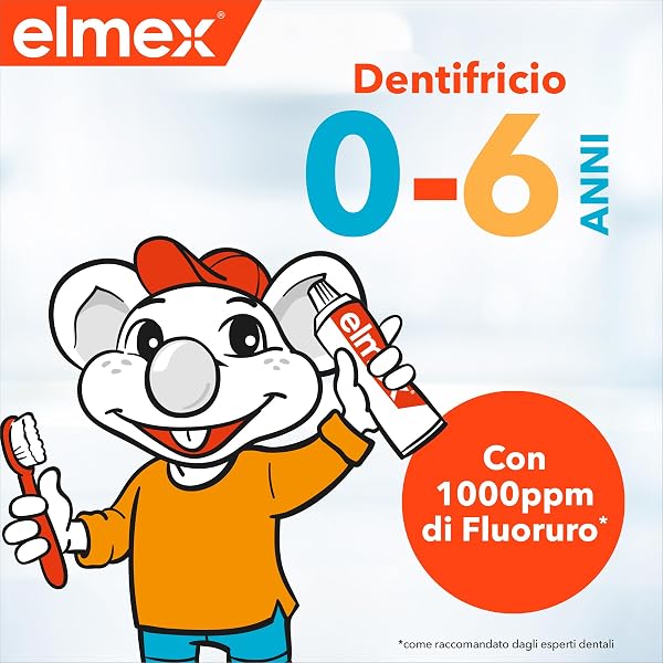 Elmex - Dentifricio per Bambini 50ml (Consegna in 48 Ore), Dentifricio per Denti da Latte, Protezione contro la Carie dei Bambini, Formula Delicata per la Protezione dei Denti da Latte - 2