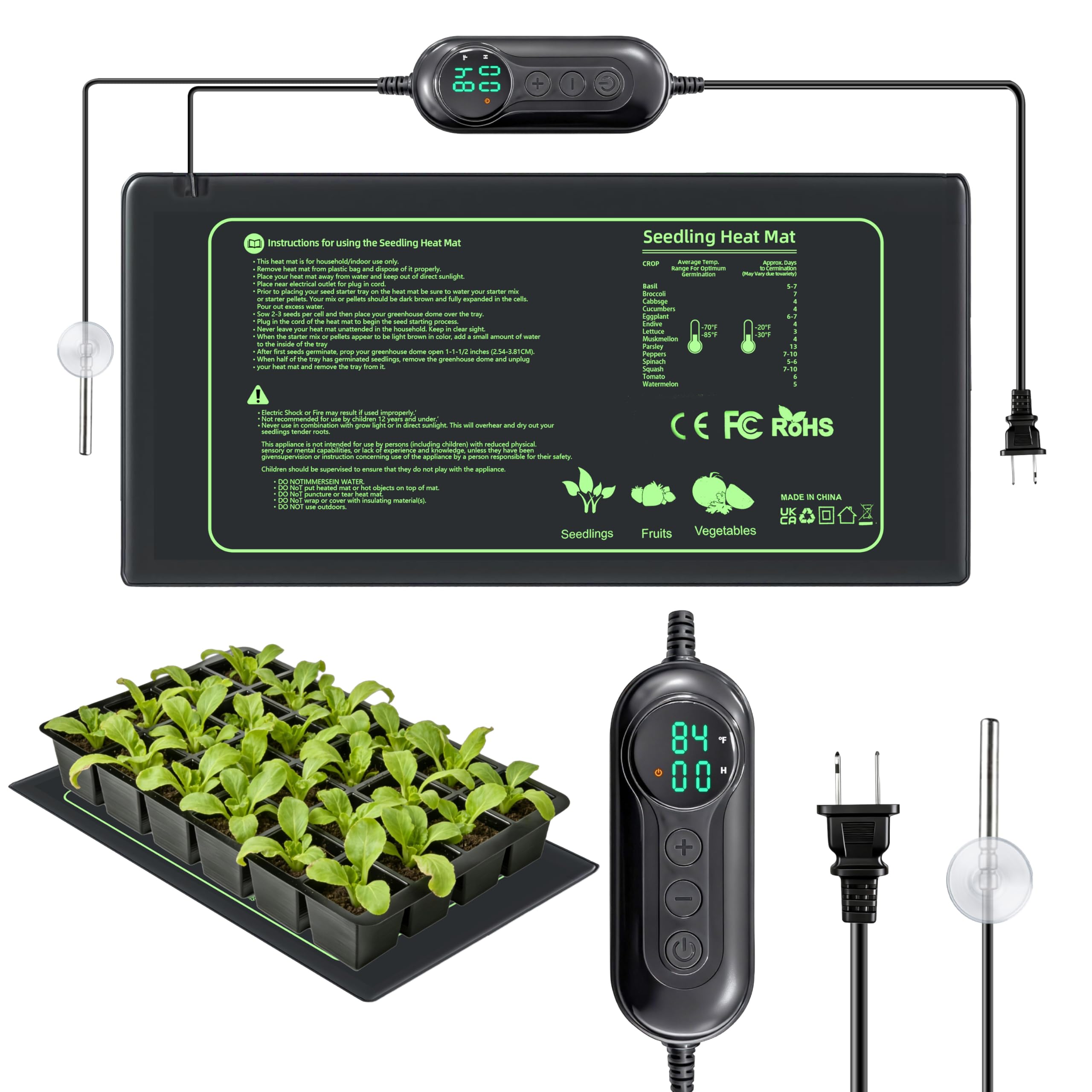 Toaspa Heat Mat Timer
