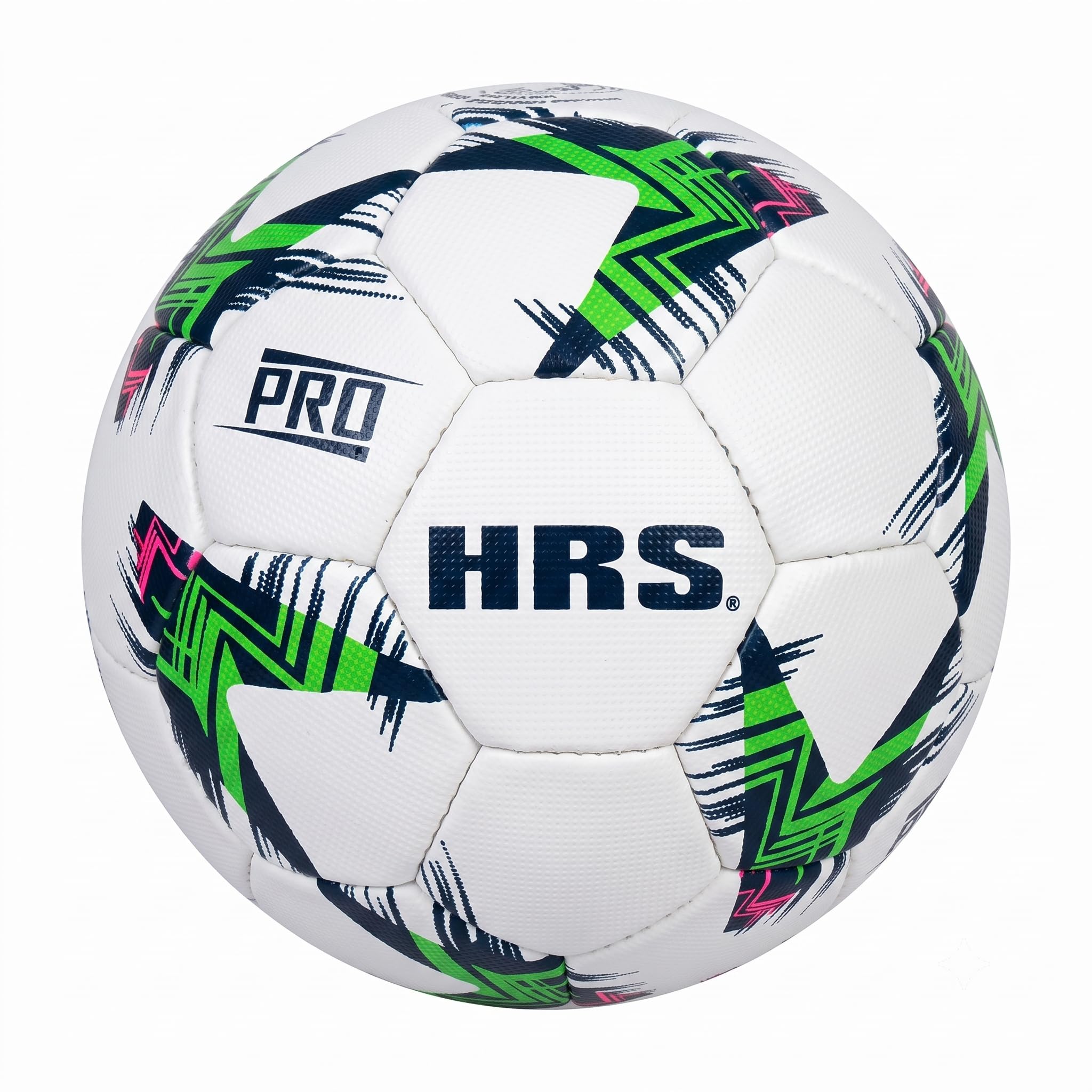 HRS Pro Imported PVC Hand Stitched Football Size 5 - Heavy Duty Official Match & Practice Ball for Adults, Youth, Training (Green/White)-image-44
