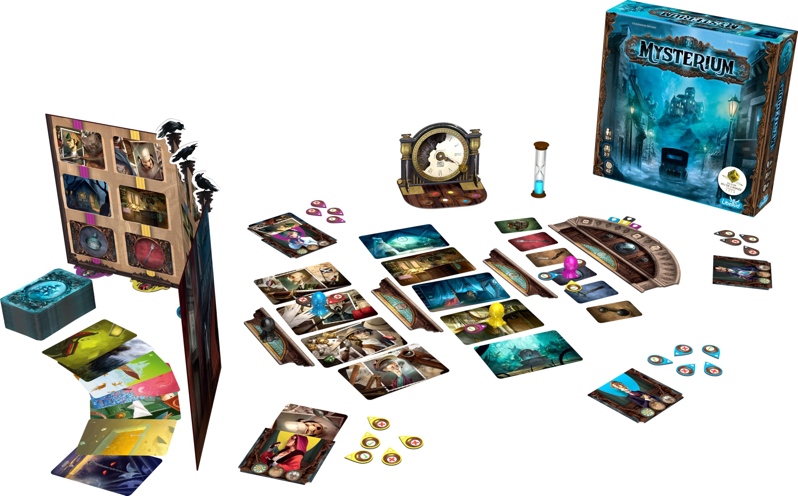 Asmodee |Misterio|Gioco da tavolo|Da 10 anni|Numero di giocatori: 3-7|Durata del gioco: 42 minuti|Italiano