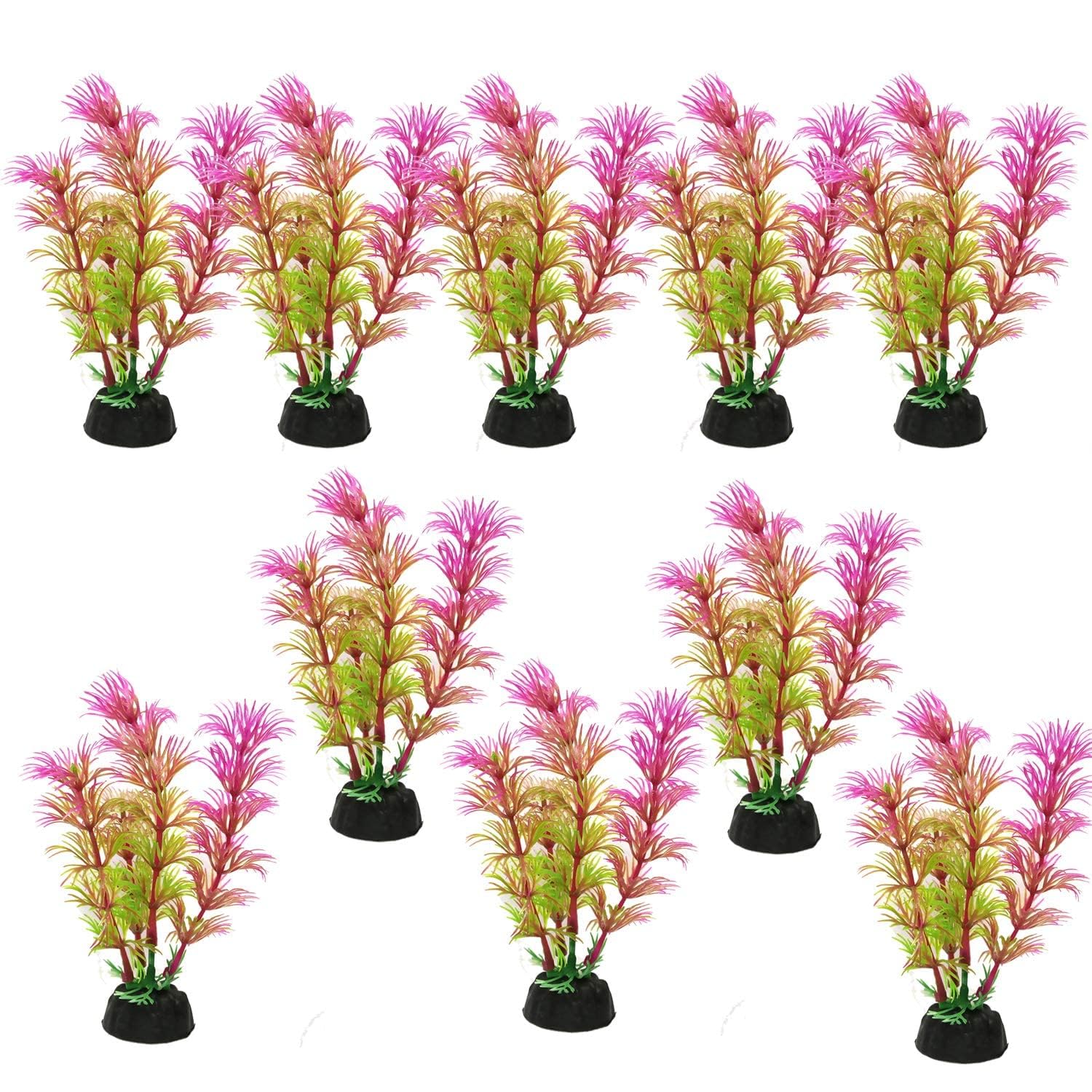 10 Pcs Aquarium Plants - for Aquarium Decoration | Functioning Healthy Fish Tank | Artificial Aquatic Plant | Feel Live Realistic | Accessories for Fish Tank | Set of 10 Pcs Mini Plants Set (B0D2J6Y7FD) Amazon Price History, Amazon Price Tracker