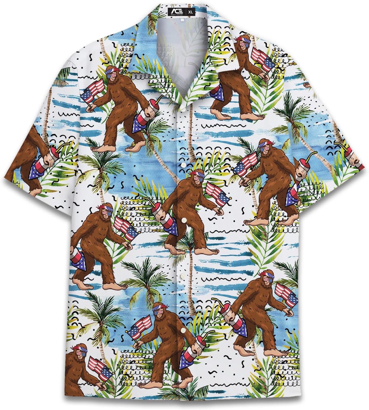 Funny Vintage Hawaiian Shirts for Men Unisex Mens Hawaiian Shirts Casual Short Sleeve Button Down Shirt Men