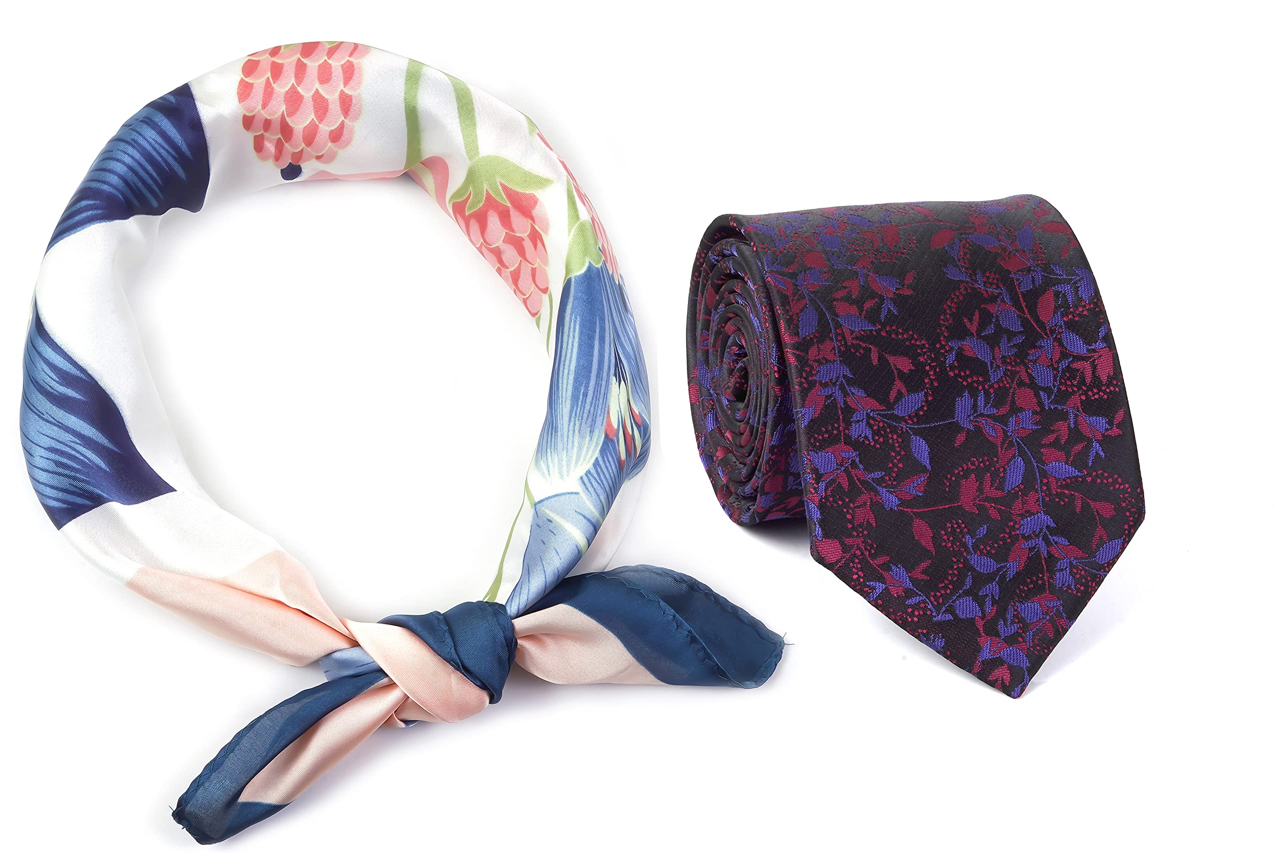 AehtMen's Necktie, Scarf Set 1924 TS Blue