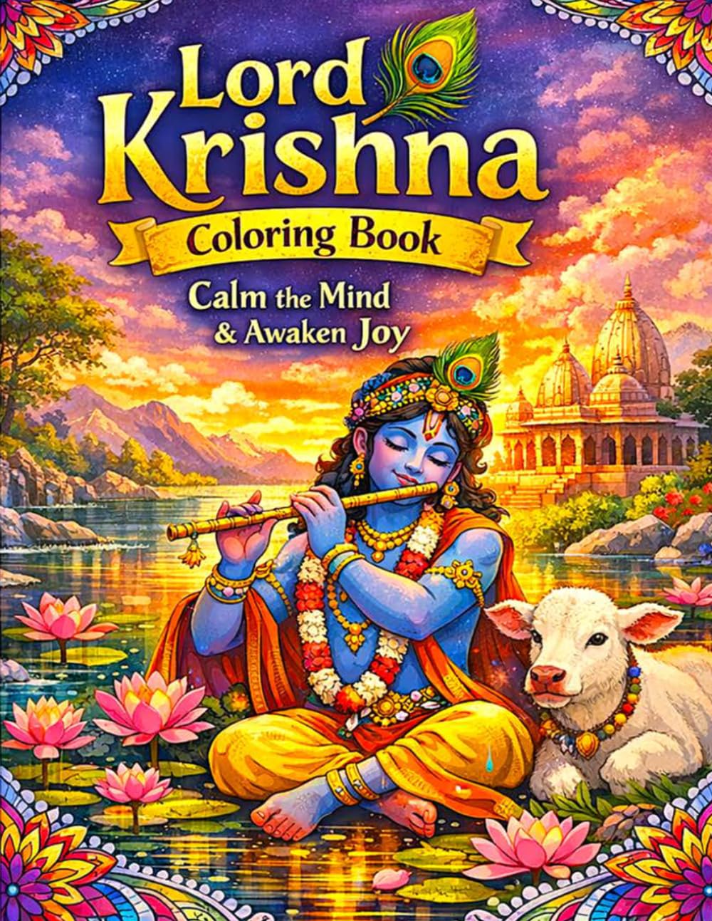 Colouring With Krishna- Calm your Mind & Awaken Joy (Krishna’s Joyful Journey)