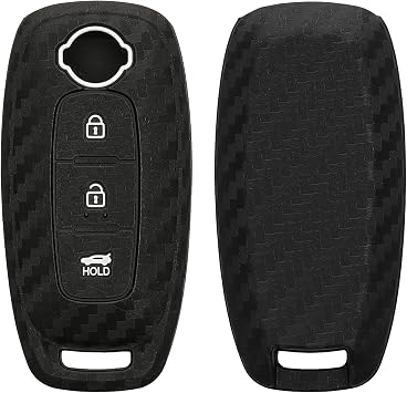 kwmobile Silicone Key Fob Cover Compatible with Nissan 3-Button Ariya B6 B9 X-trail T33 Qashqai