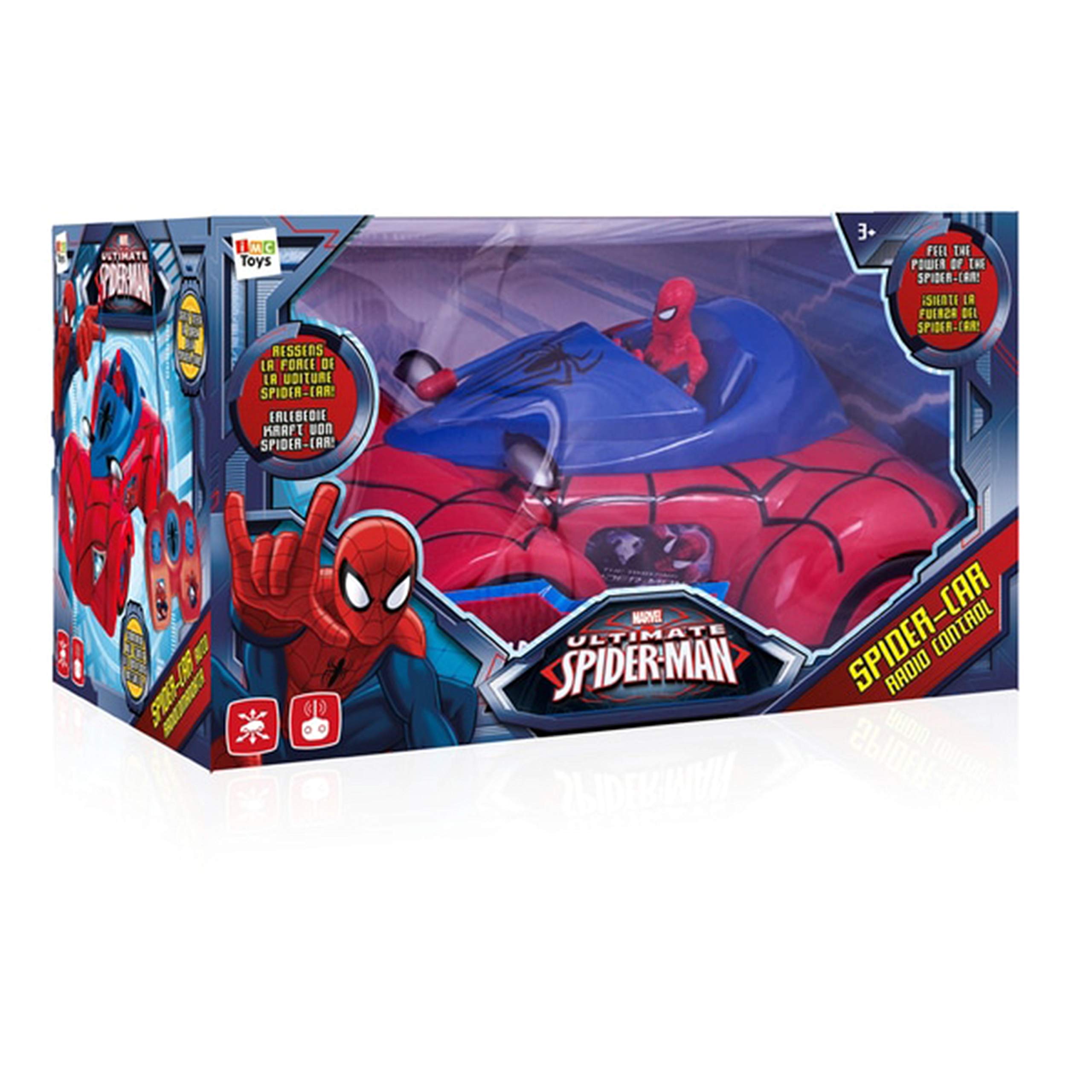 Smyths SpiderMan 2 Radio Control 116, Includes Spiderman car, Figure