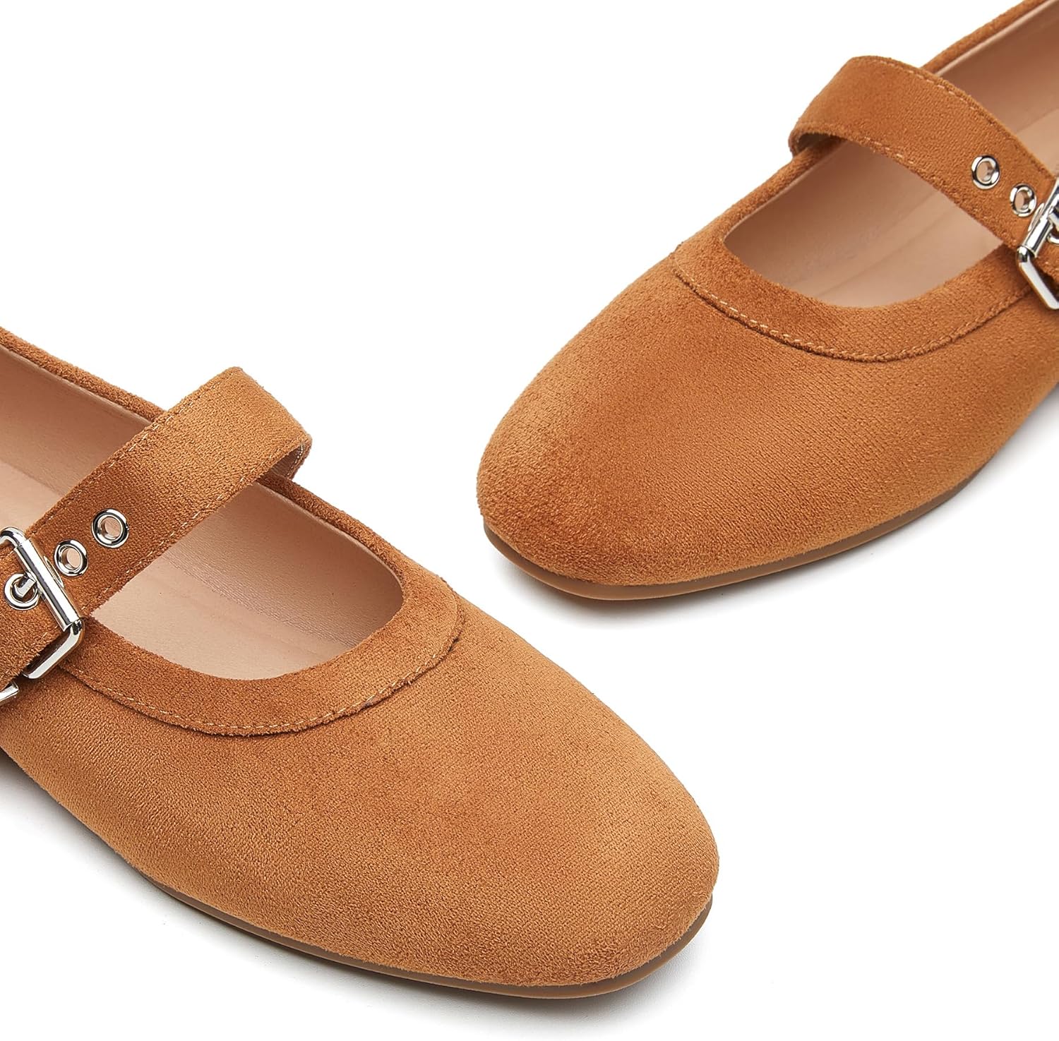 Trary Mary Jane Shoes Women, Mary Jane Flats for Women, Ballet Flats Shoes Round Toe Mary Jane Flats Shoes Dressy Comfortable - Image 2
