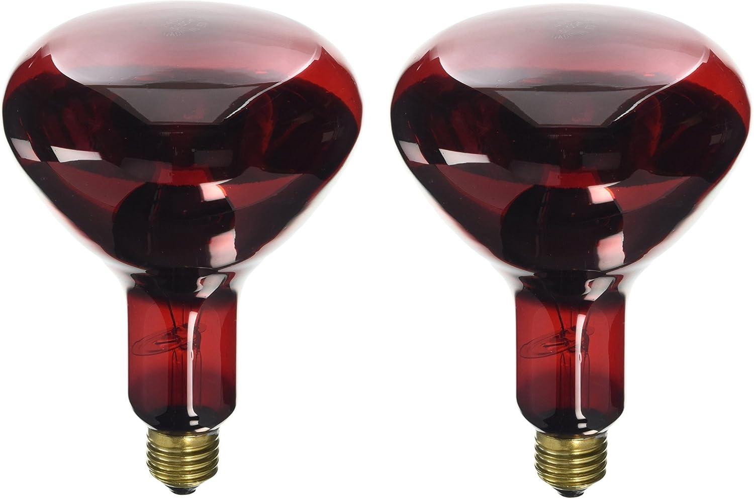 Zoo Med (2 Pack) Nocturnal Infrared Incandescent Heat Lamp 250 Watts