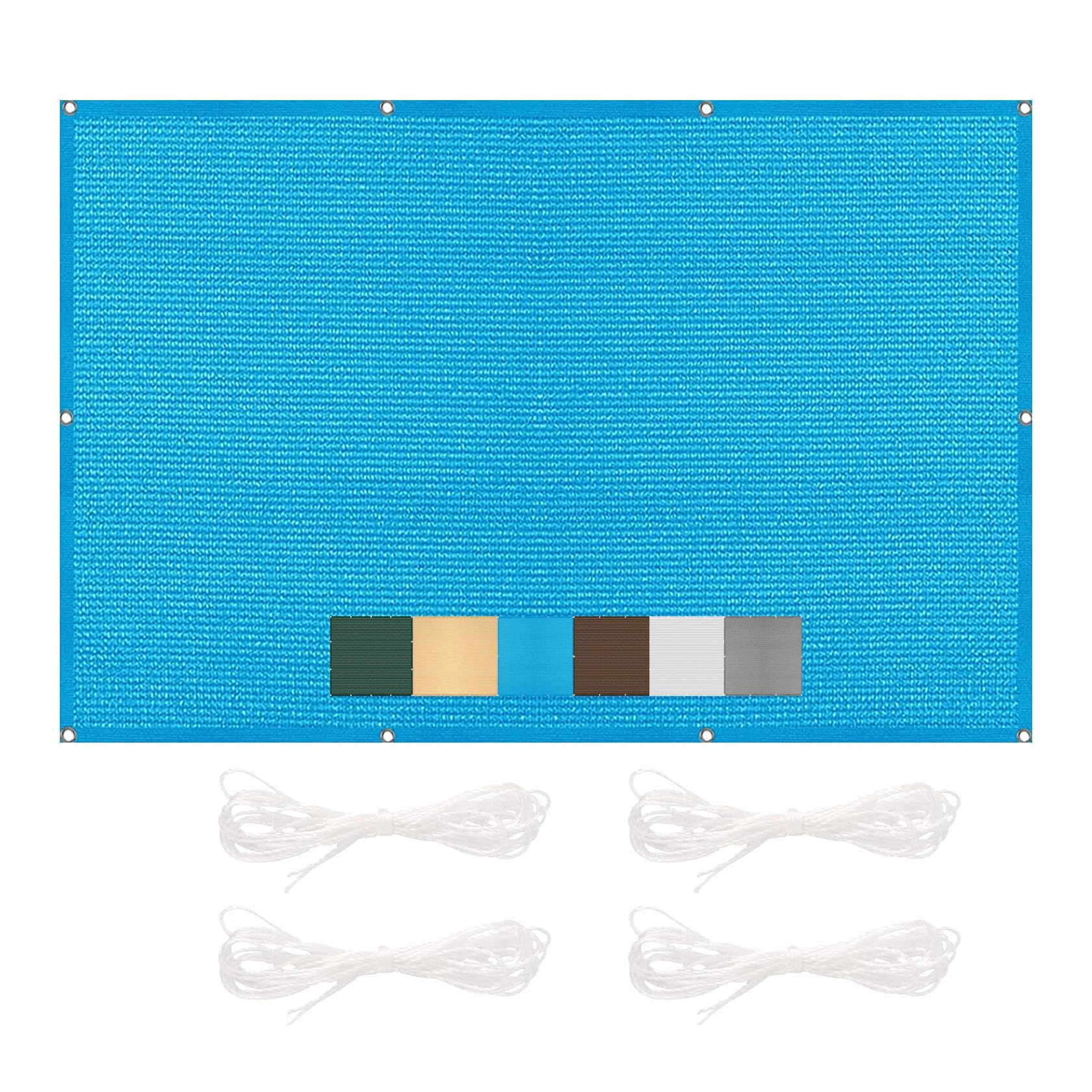 Voile d'ombrage anti 95% UV et résistant au vent pour créer une ombre fraîche