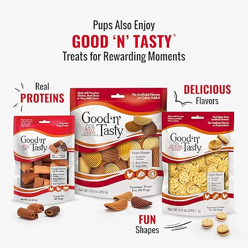 Vista 8 de Good 'N' Fun - Alitas de triple sabor para perros