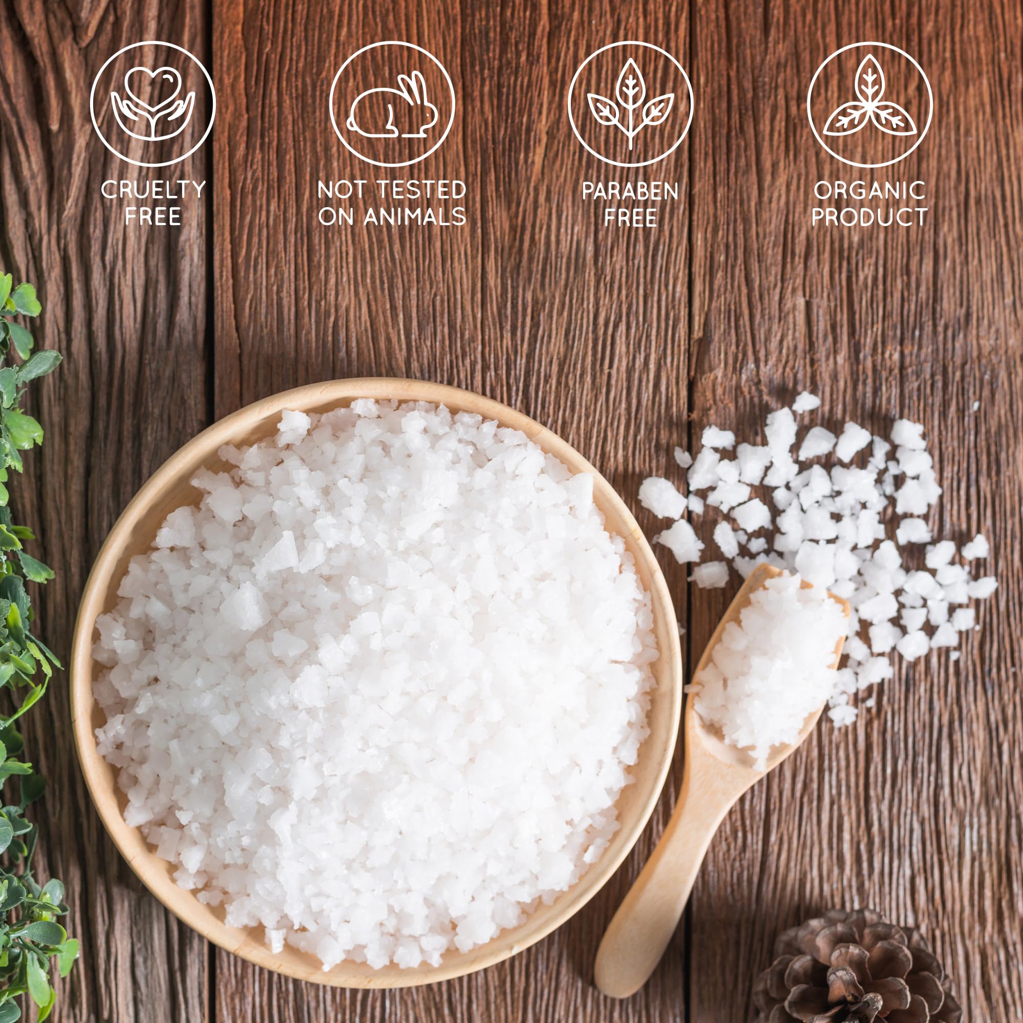 Sali Piedi Sali da bagno, Pediluvio Detox, Sali di Epsom, Sali Rilassanti, Esfoliante Naturale, Magnesio, Celtic Salt, Pedicure, Antimicotico, Drenante Gambe Gonfie, Fertilizzante per piante 2500g