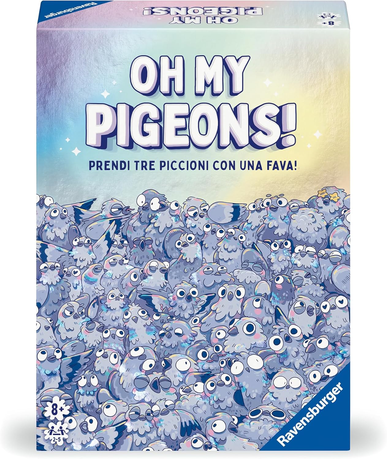 Ravensburger - Oh My Pigeons | Adult Board Games | Card Games 2-5 Players | Playing Cards | Child Gift 8 Years or Older | Italian Version