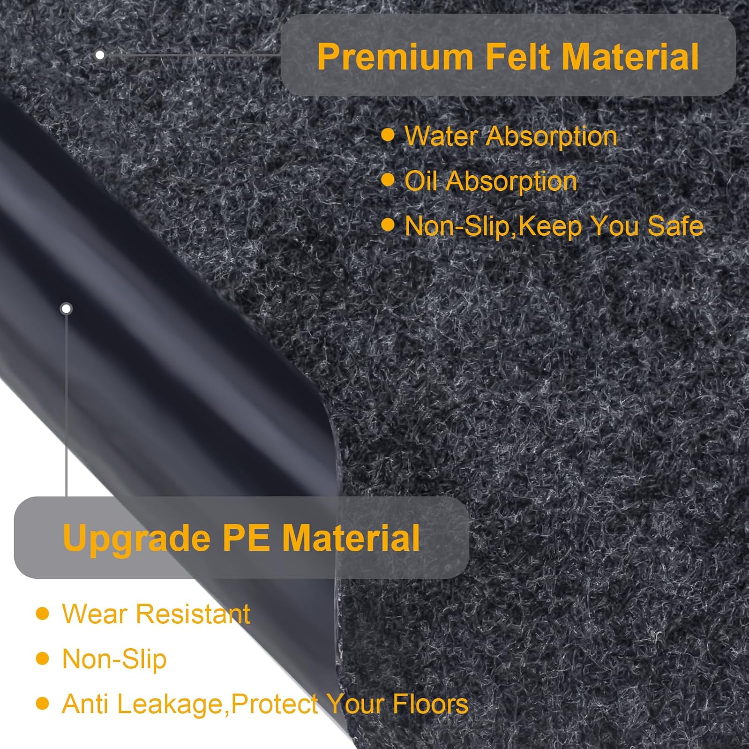 Foyego Outdoor Storage Shed Mat, Waterproof Dustproof Outdoor Carport Floor Mat, Patio Furniture Scratch Prevention Anti-Slip Mat, Soft Felt Material with Non Slip Backing(8.2 * 6FT) Foyego Outdoor Storage Shed Mat, Waterproof Dustproof Outdoor Carport Floor Mat, Patio Furniture Scratch Prevention Anti-Slip Mat, Soft Felt Material with Non Slip Backing(8.2 * 6FT)