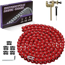 35 Go Kart Roller Chain 4 Feet Replacement for Go Cart Mini Bike ATV Pit Dirt Bike Motorcycle Bicycle with #35 Chain Master Links Powersports Accessories Parts 128 Links