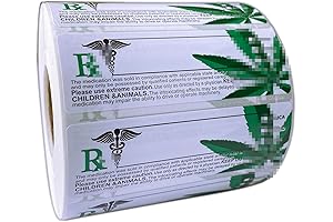 Self Adhesive Warning Labels: FirstZi CA Compliant Cannabis Labels
