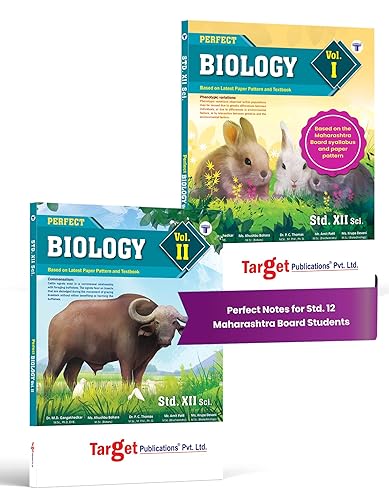 Std 12 Science Biology 1 And 2 Books | Perfect Notes | HSC Maharashtra State Board | Based On The Std 12th New Syllabus| 2 Books