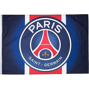 Drapeau PSG vintage - Saison 1990-1991 - Disponible sur