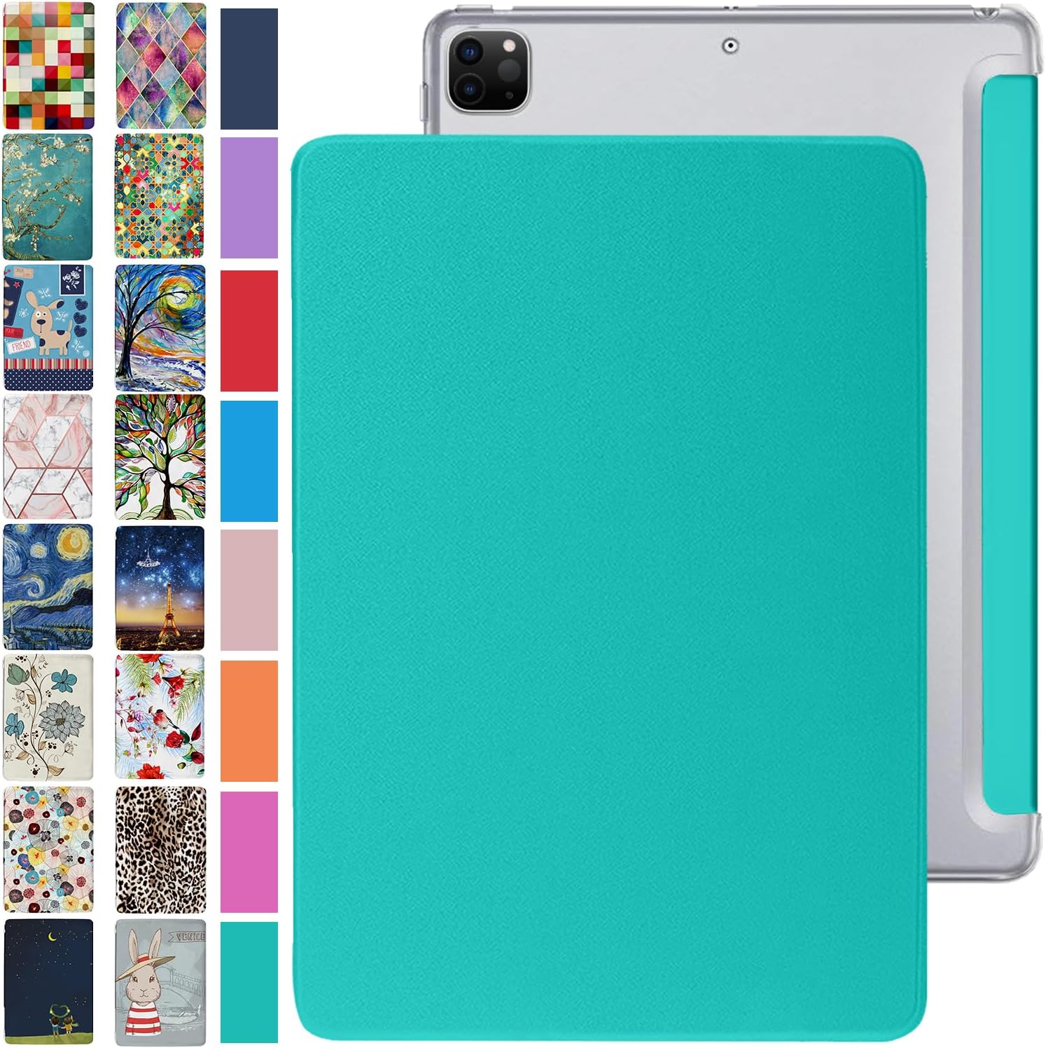 DuraSafe Cases for iPad Pro 12.9 inch 4th Gen Cover A2229 MY2H2LL/A MY2J2LL/A A2069 MXAT2LL/A MXAV2LL/A MXAU2LL/A MXAW2LL/A A2233 MY3K2LL/A MY3J2LL/A MXFY2LL/A MXG12LL/A MXFX2LL/A MXG02LL/A - Green