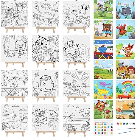 Pre-Drawn Canvas to Paint: Unleash Your Inner Masterpiece