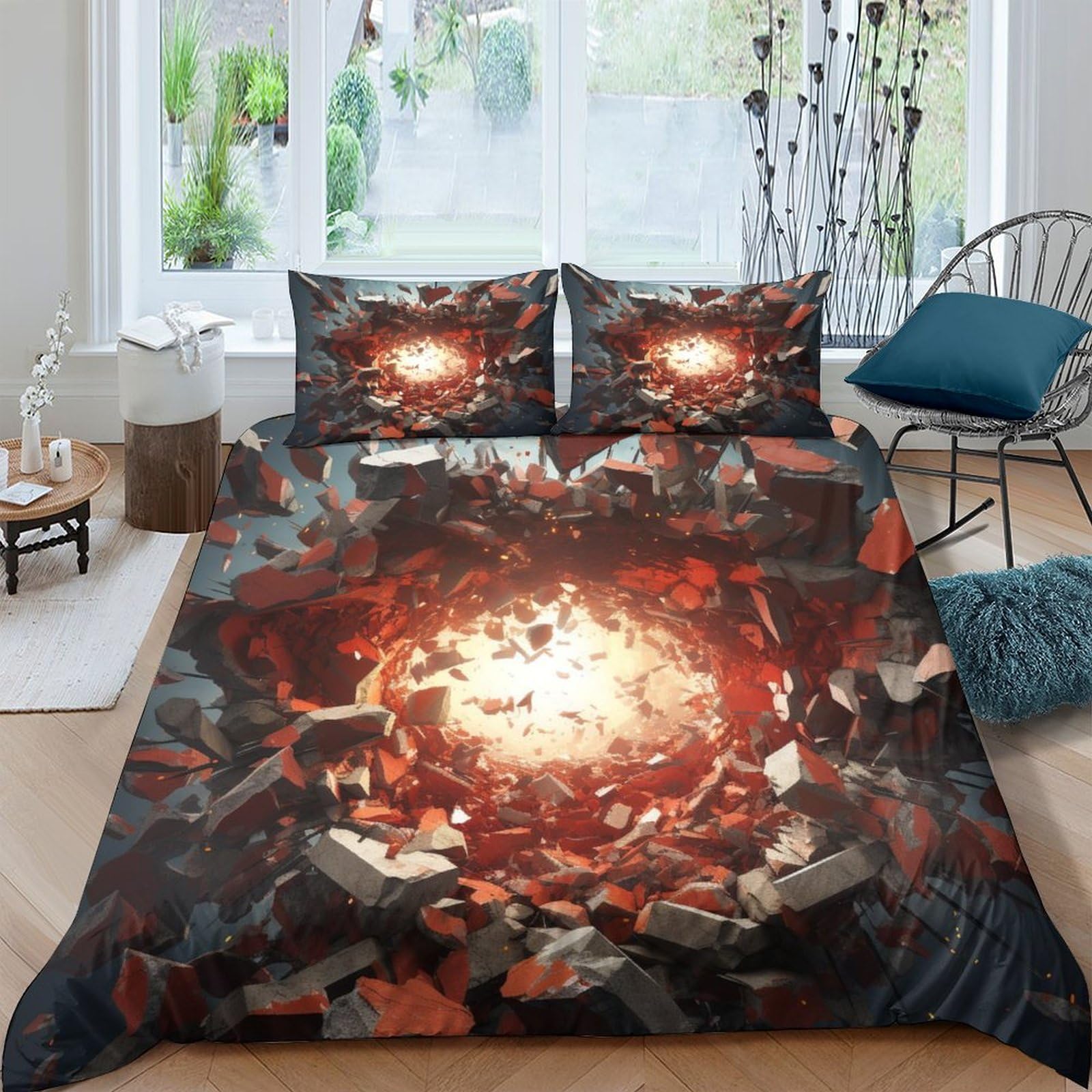 Housse de couette imprimée 3D de qualité supérieure très grand lit