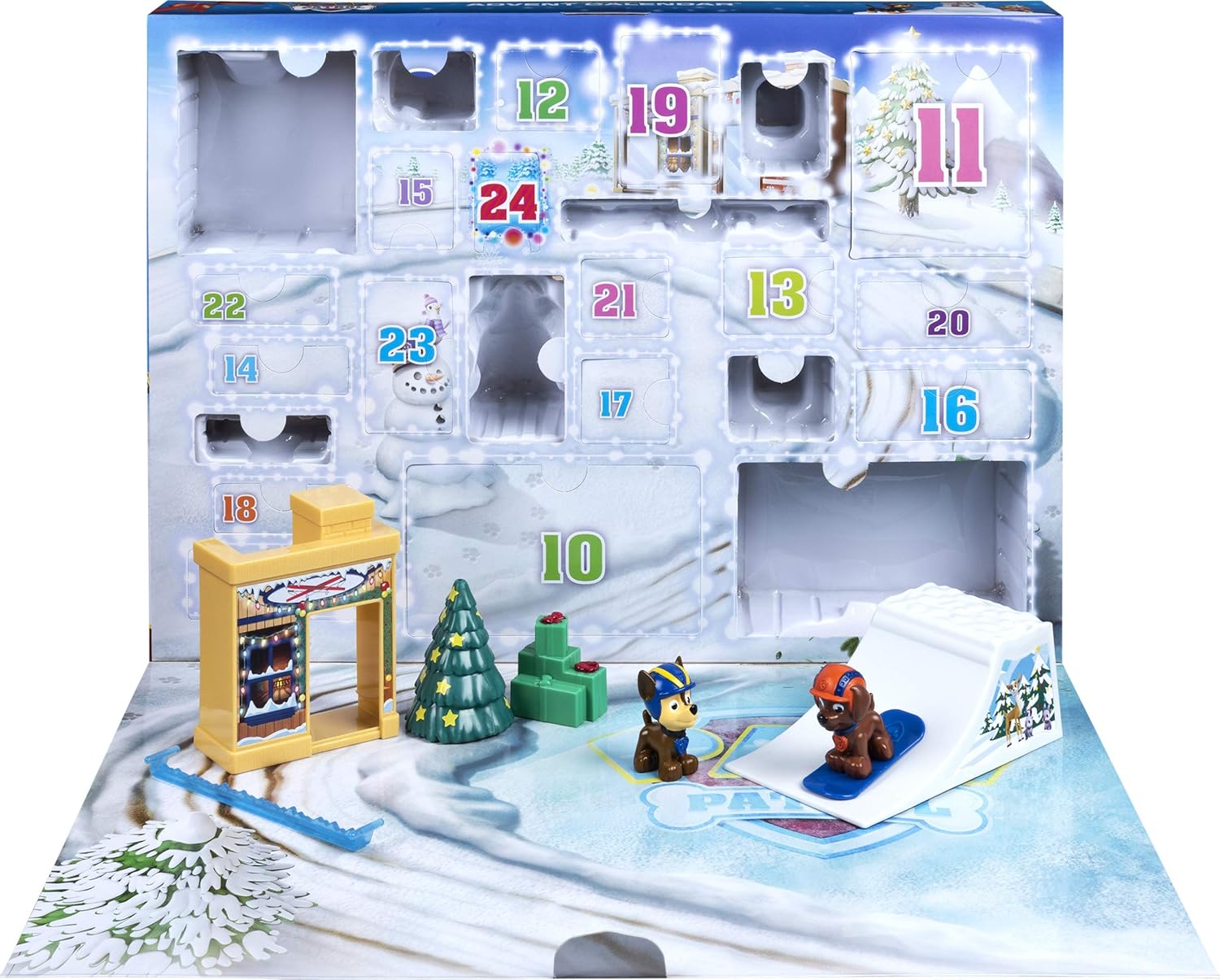 Paw Patrol 6052489 Jeu Enfant Calendrier De L Avent 2019 La Pat Patrouille Amazon Fr Jeux Et Jouets Calendrier Avent Pat Patrouille 2022