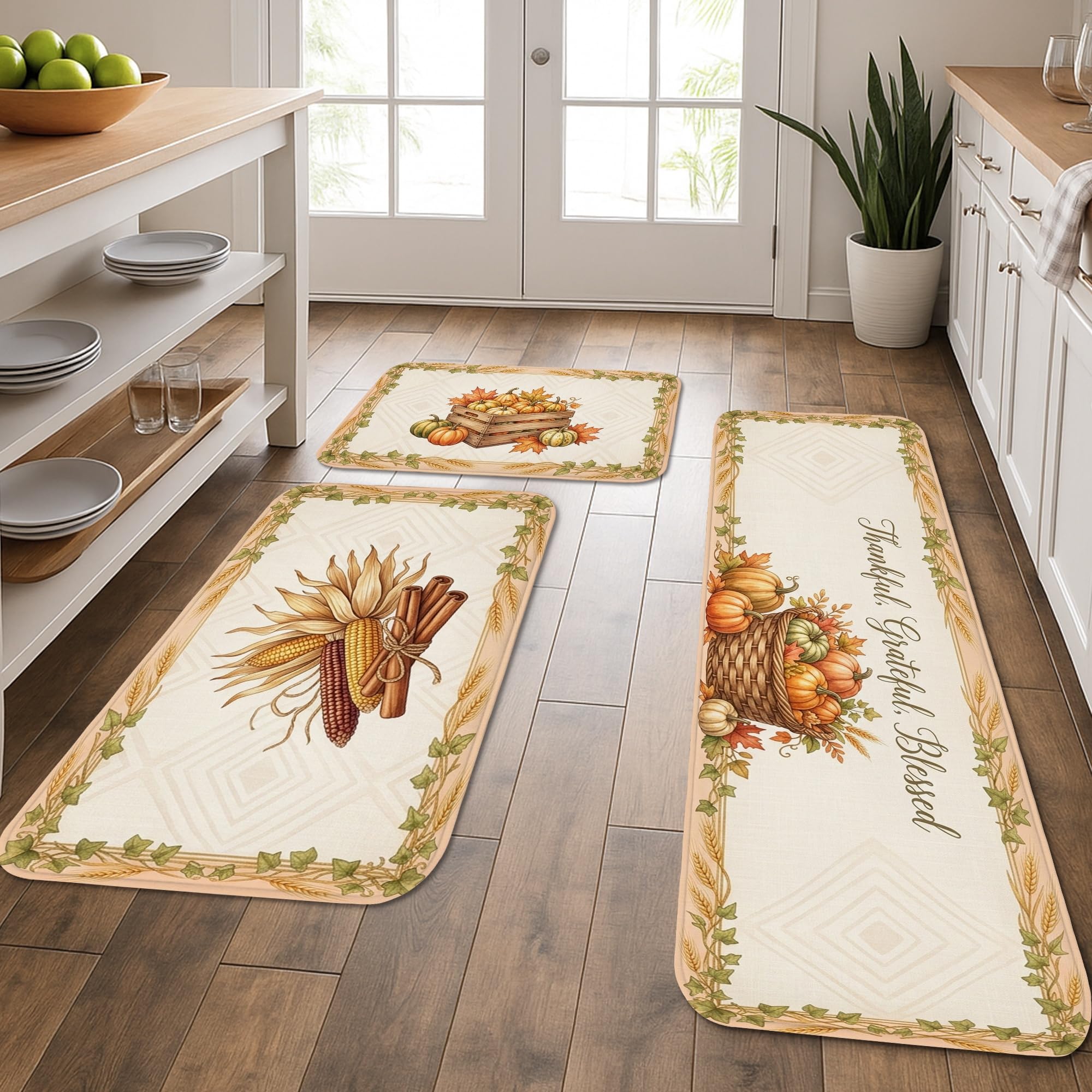 Tapis de cuisine lavables pour éliminer les taches devant l'évier et l'entrée