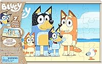 Vista 10 de Bluey Juego de 11 rompecabezas, rompecabezas de madera de 8 y 24 piezas, difusos y troquelados para preescolares y niños