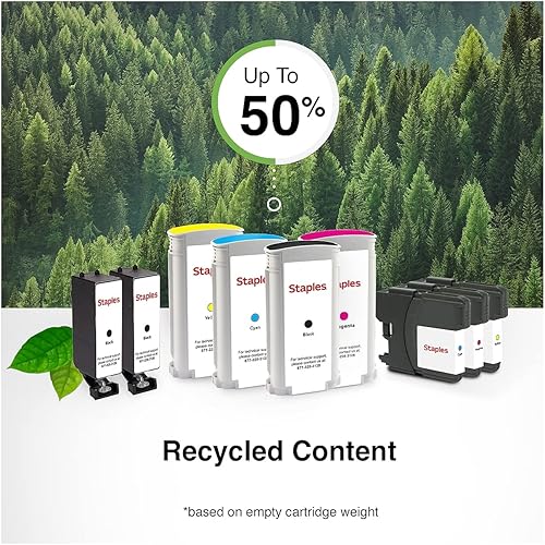 Miniatura 7 de STAPLES Cartucho de tinta de rendimiento estándar, remanufacturado, hasta 300 páginas, repuesto para Canon PG-245 XL, color negro