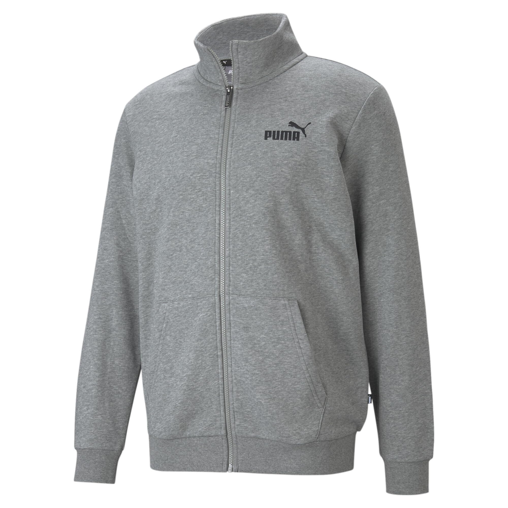 Puma Ess Track Felpa con Cappuccio Medium Gray Heather L