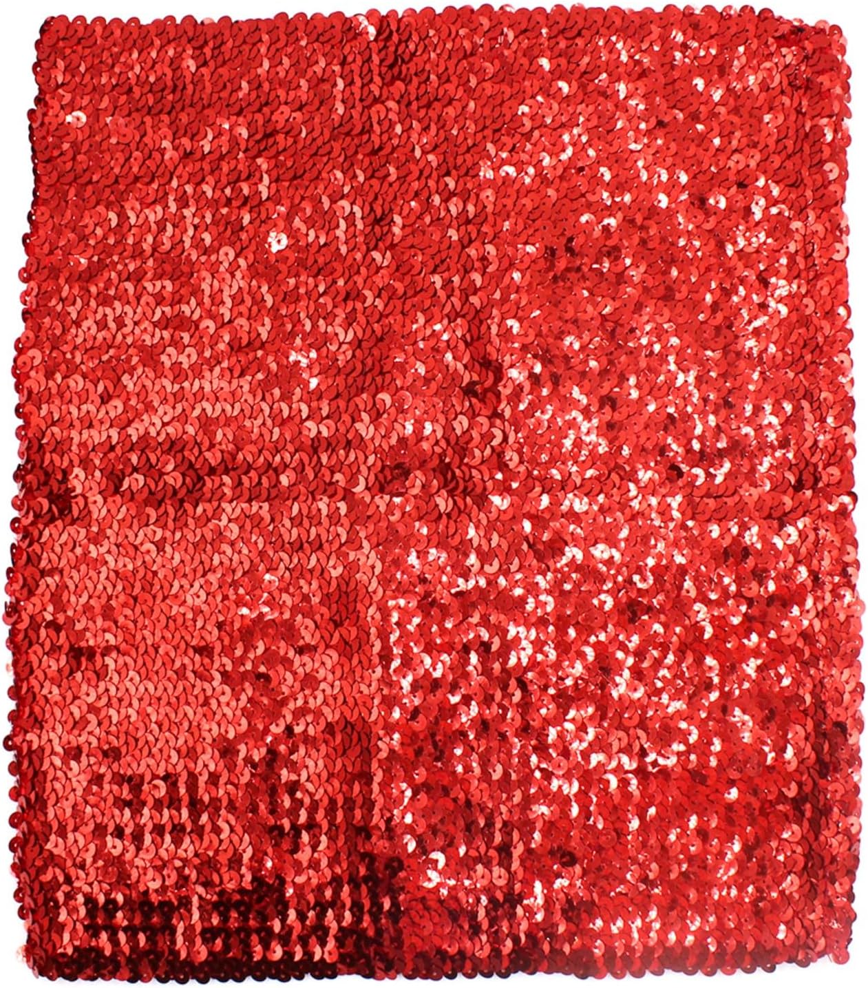 Women's Sparkling Sequin Tube Top Sexy Stretchy Strapless Crop Top Camisole for Costume Party Clubwear Red