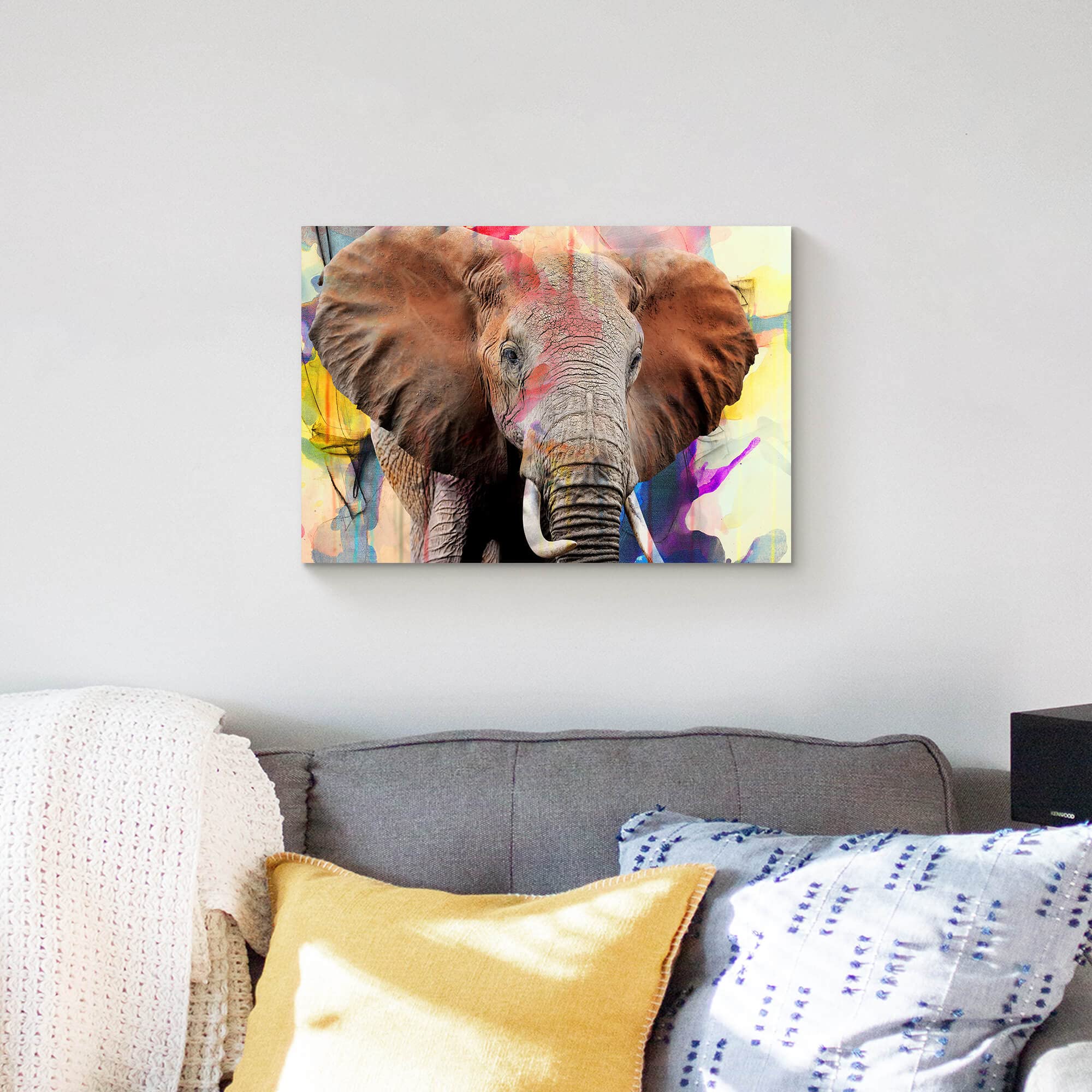 インド文化 - 象の抽象キャンバス、壁アート画像、白い壁の装飾、抽象キャンバスアート - Etsy 日本 抽象的な水彩画アフリカ象 壁アートキャンバスに動物の油絵北欧の壁アート画像リビングルームDecor27.5\, image size:2000x2000