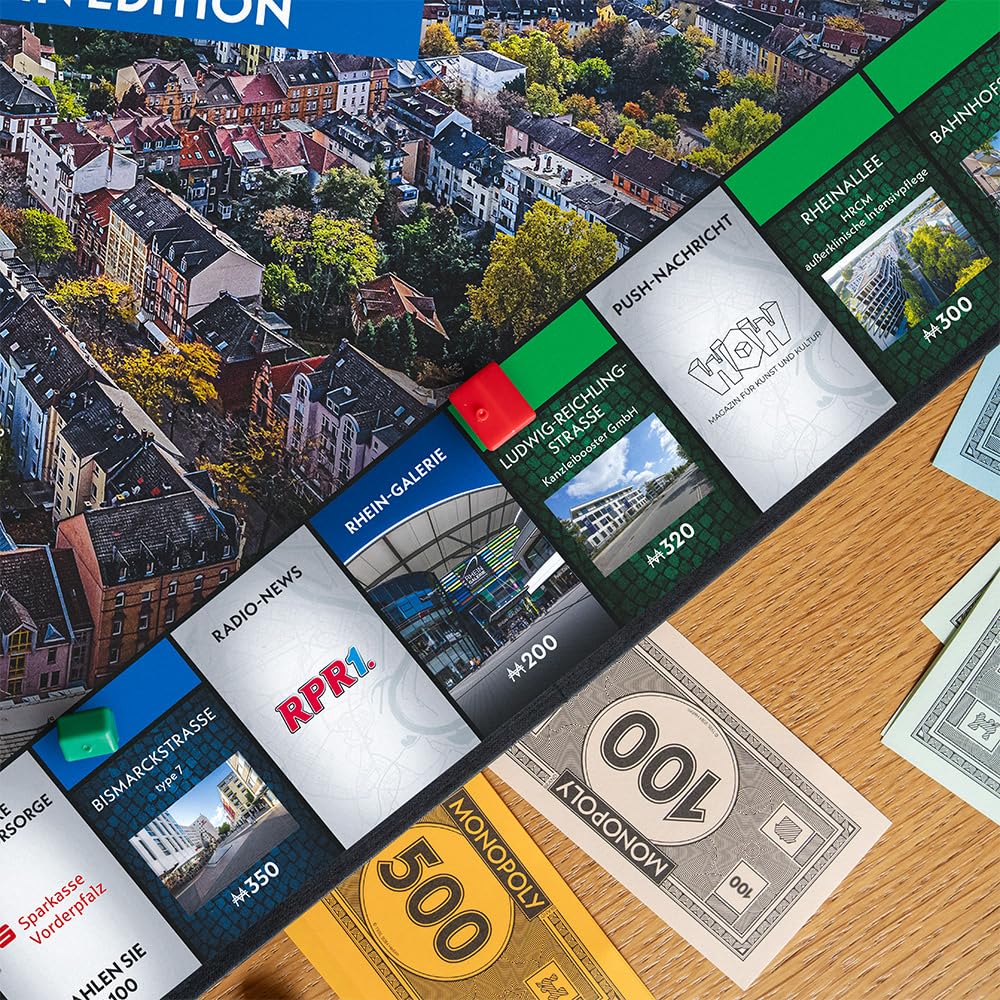 Monopoly Ludwigshafen am Rhein | Die Exklusive Stadtedition | Das berühmte Brettspiel um Immobilien & Wahrzeichen der Pfalz | Familienspiel & Geschenkidee