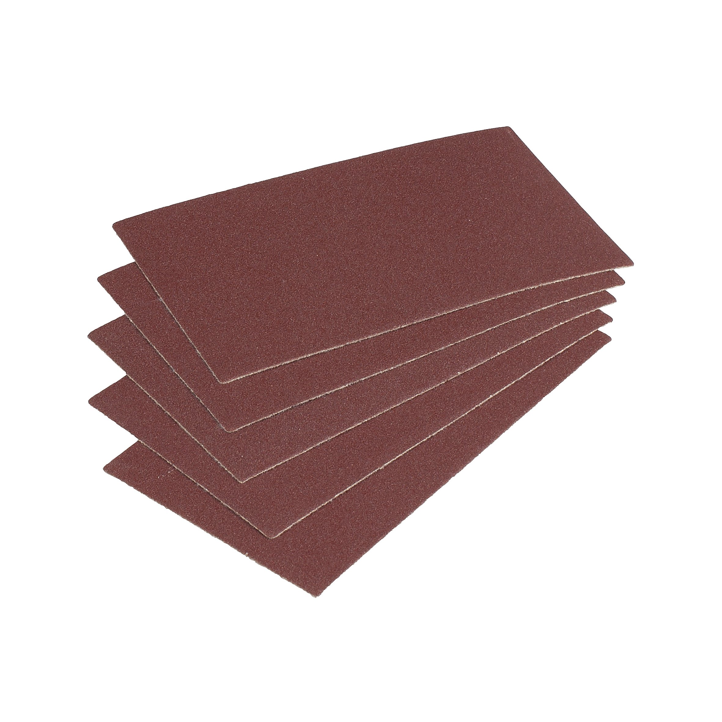 wolfcraft Easy-Fix Sanding Sheets for Wood/Metal, 125 x 70 mm, grain 120 I 2962000