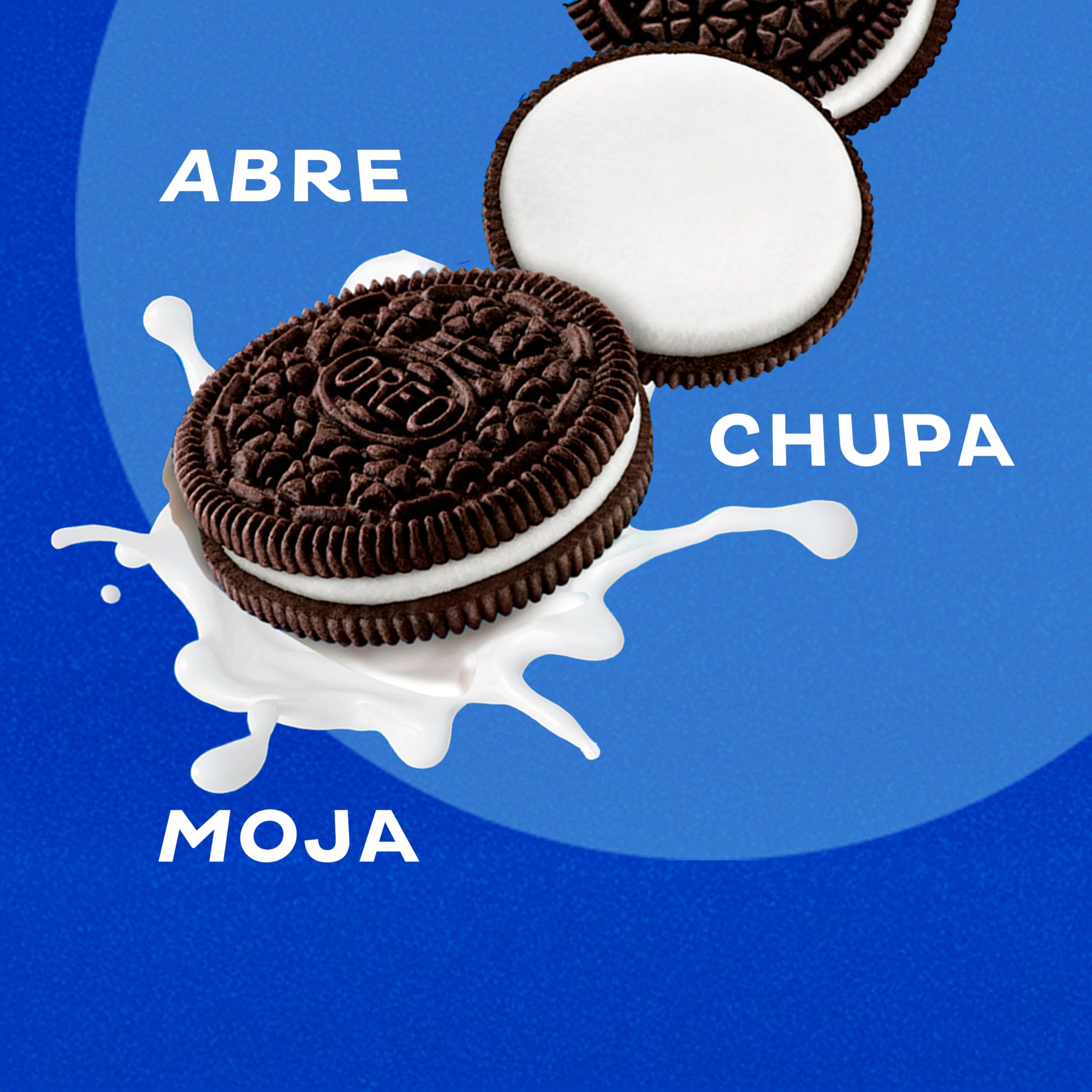 Oreo Galletas de Chocolate Rellenas de Crema Sabor Vainilla, 20 x 66g