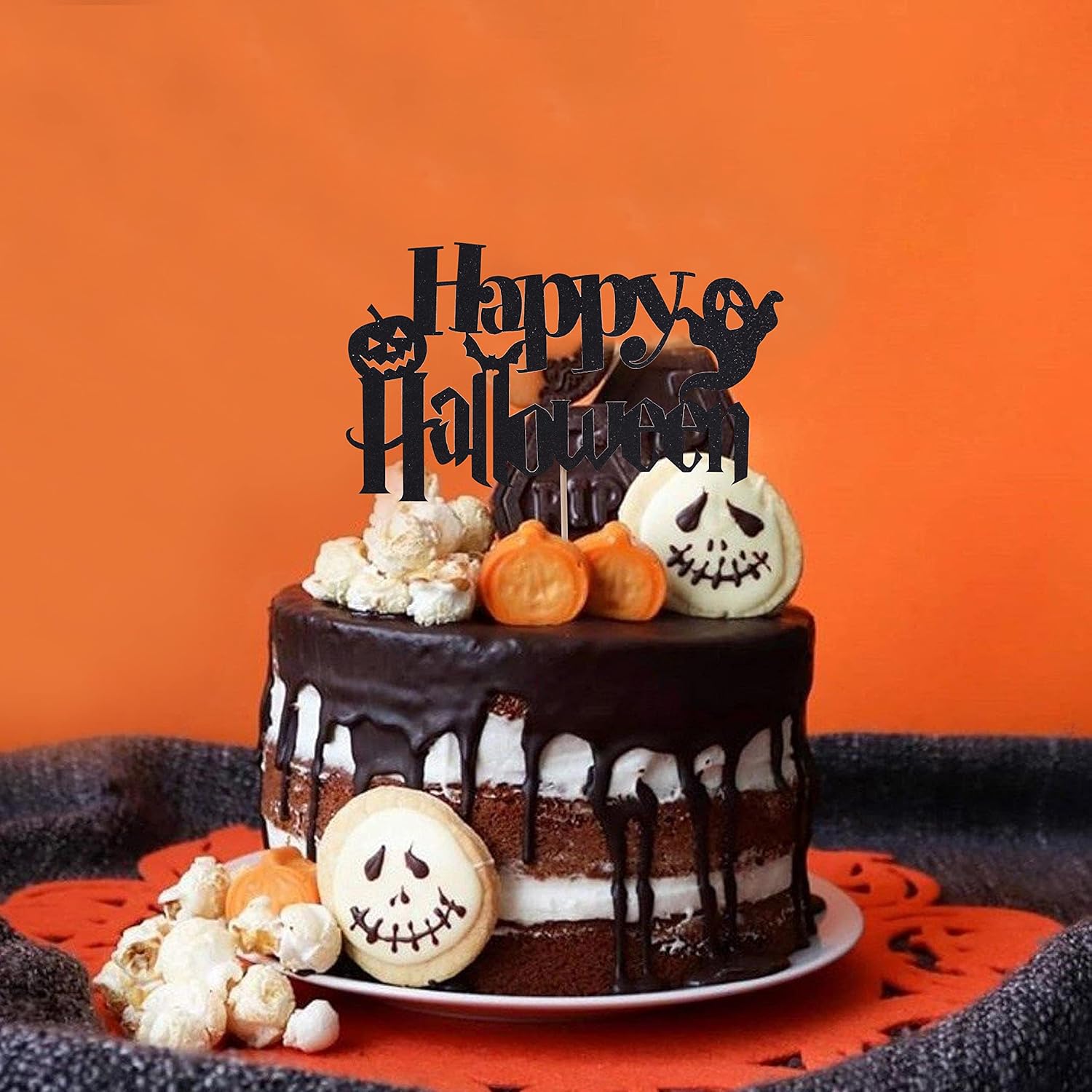 Buy Happy Halloween Cake Topper Halloween Cake Topper,halloween Party