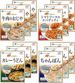 メディケア食品 もっとエネルギー やわらか食詰合せ MCT-2 (麺・ご飯セット)【区分2:歯ぐきでつぶせる】