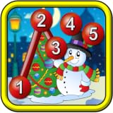 Kinder Weihnachten verbinden die Punkte Puzzles - von Punkt zu Punkt-Lernspiel für Vorschulkinder 2 +