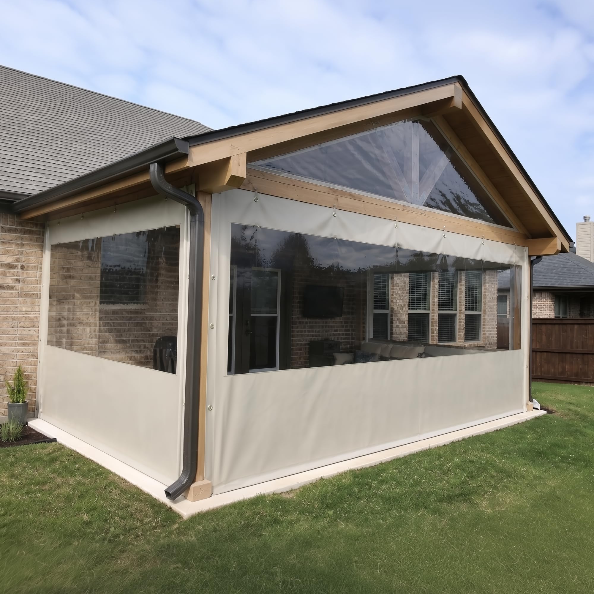 Amazon.com : Custom Tarps with Windows | Made to Order | Patios