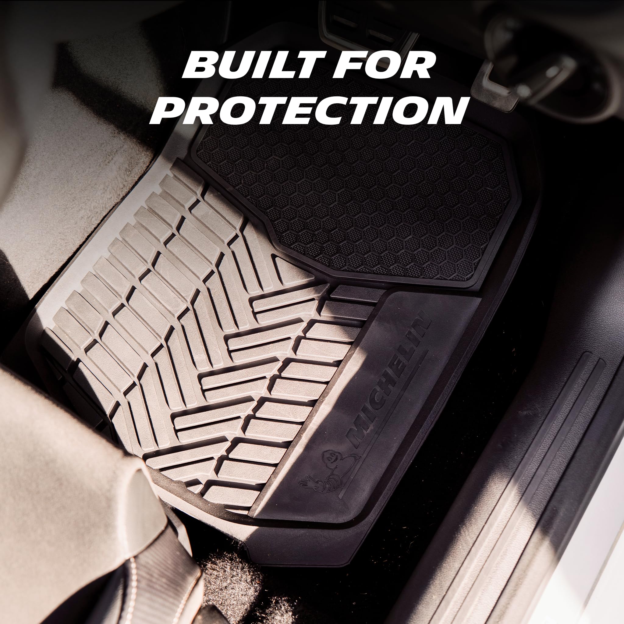 MICHELIN Juego de Alfombrillas de Coche de Ajuste Universal prémium 4x4/Crossover
