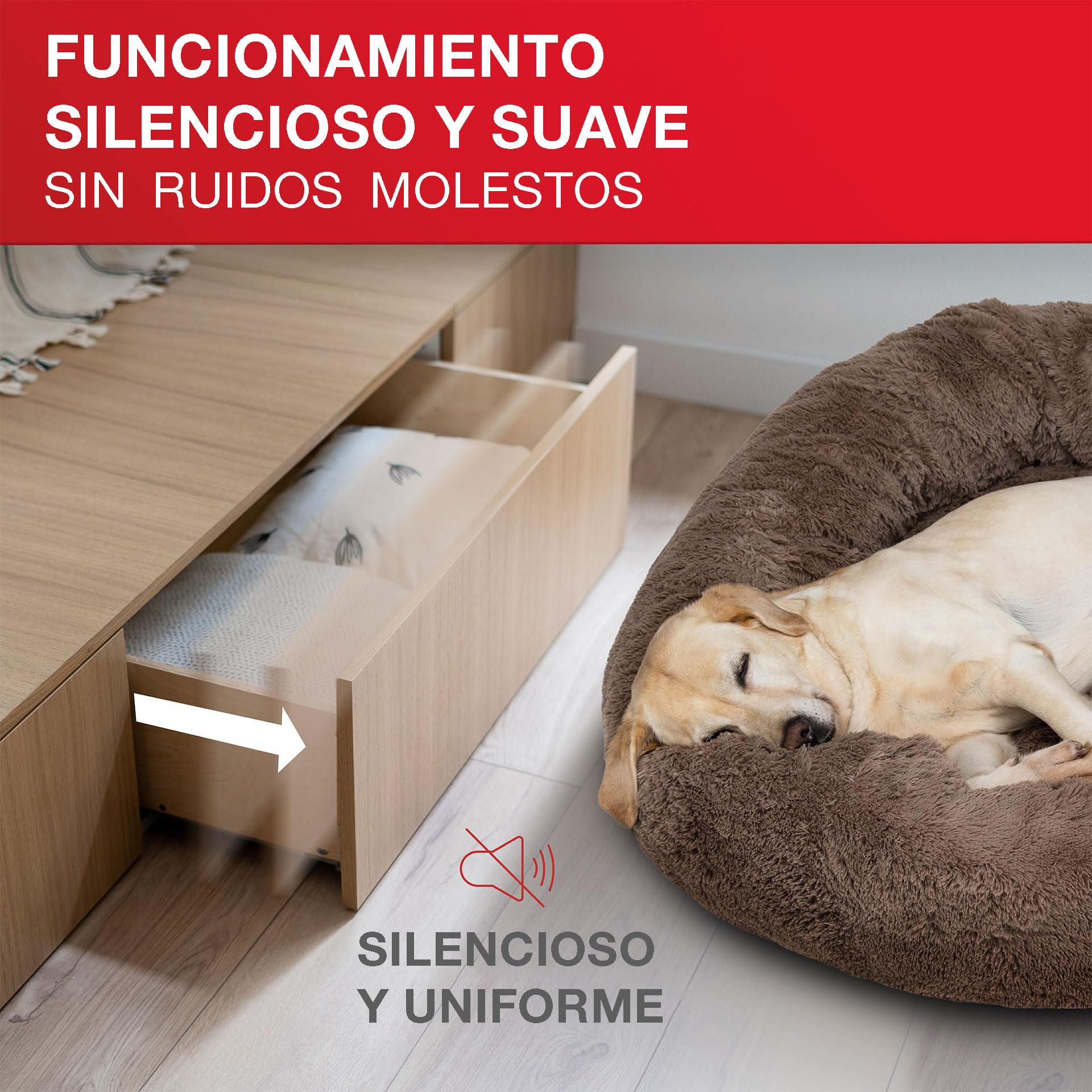 LouMaxx Juego de 4 rieles para cajones con ranura de 27 mm, rieles de mm, sistema de rieles para cajones con extracción parcial para ranura de 27 mm (L = 350 mm, 4, Unidad)
